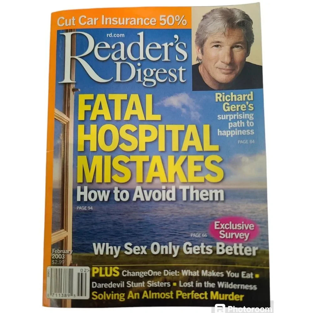 Readers Digest Magazines 34 Issues 2003 - 2009 Vintage Celebrity Health Politics